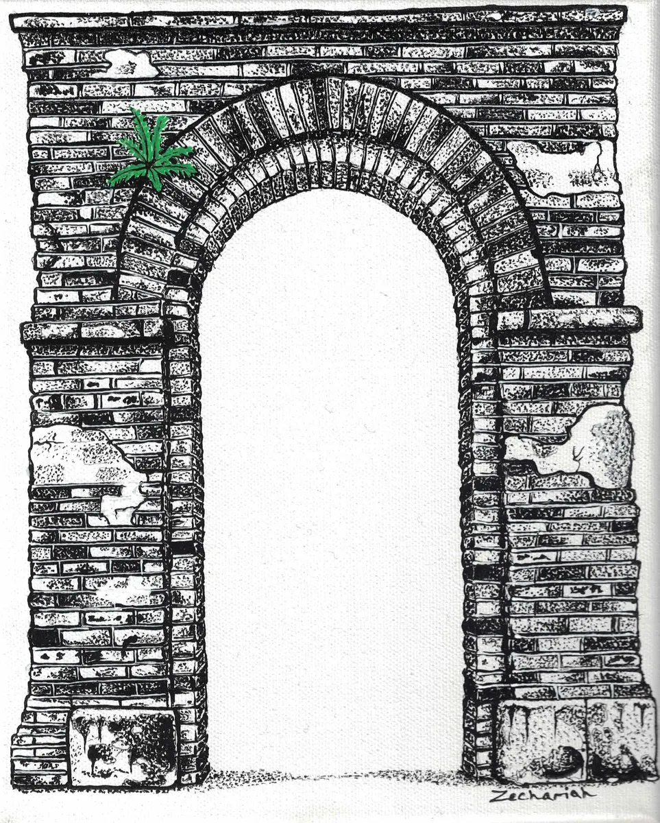Brick archway